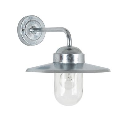 Gusto Muurlamp Verzinkt met 8W bewegingssensor LED