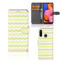 Samsung Galaxy A20s | Telefoon Hoesje | Waves Yellow