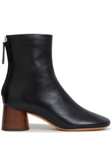 Mansur Gavriel bottines en cuir Glove 55 mm à talon épais - Noir