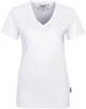 Hakro 126 Women's V-neck shirt Classic - White - 6XL