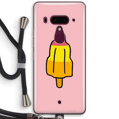 Raketijsje: HTC U12+ Transparant Hoesje met koord