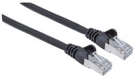 Intellinet 318785 RJ45 Netwerkkabel, patchkabel CAT 6A S/FTP 2.00 m Zwart Folie afscherming, Afscherming gevlochten, Halogeenvrij 1 stuk(s) - thumbnail