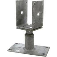 Connex paalhouder u op plaat 80->150 vvz - hv4270