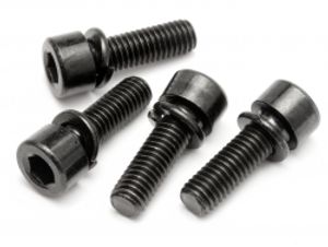 Cap head screw m5x16mm with spring washer (4pcs)