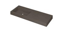 Wastafel INK Momento 1200x450x90 mm Quartz beton 3421445