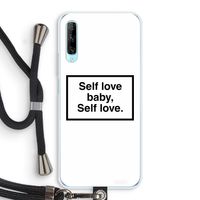 Self love: Huawei P Smart Pro Transparant Hoesje met koord