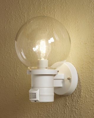 Wandlamp sensor Nemi Sambuci wit buitenlamp Konstsmide 7321-250