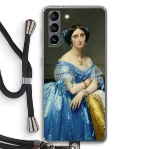 Eleonore: Samsung Galaxy S21 Transparant Hoesje met koord