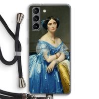 Eleonore: Samsung Galaxy S21 Transparant Hoesje met koord