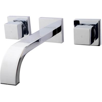 Xellanz Romo Wastafelkraan 2-kops - Inbouw - Chroom