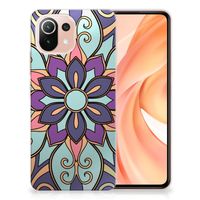 Xiaomi Mi 11 Lite | 11 Lite 5G NE TPU Case Purple Flower - thumbnail