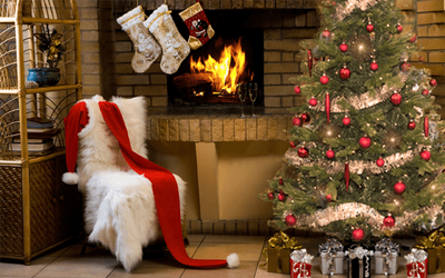 Opgemaakte Kunstkerstboom Rood - Warentuin mix