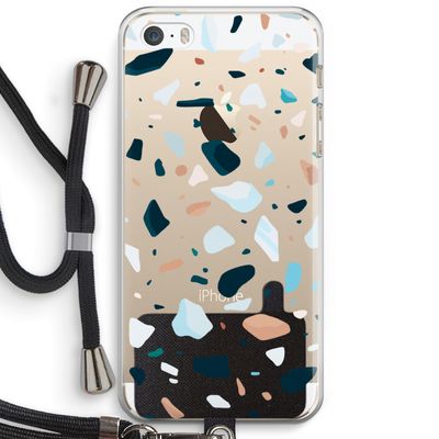 Terrazzo N°13: iPhone 5 / 5S / SE Transparant Hoesje met koord