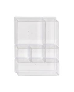 HEMA Lade Organizer 30x22.5x5.5 6-delig (Transparant)