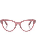 Dolce & Gabbana Eyewear lunettes de vue à monture papillon - Rose - thumbnail