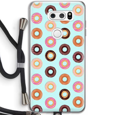 Donuts: LG V30 Transparant Hoesje met koord