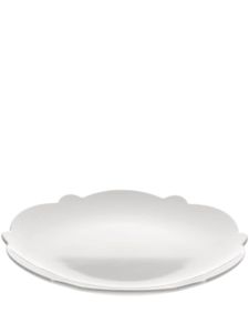 Alessi assiette ronde à bords festonnés - Blanc