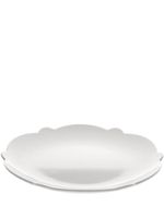 Alessi assiette ronde à bords festonnés - Blanc