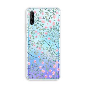 Sierlijke bloemen: Huawei P Smart Pro Transparant Hoesje