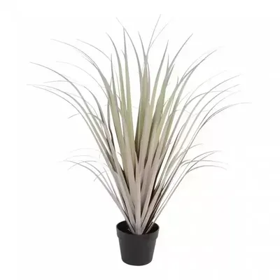 Kunstgras breedbladerig in pot h98cm