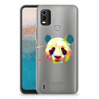 Nokia C21 Plus Telefoonhoesje met Naam Panda Color - thumbnail