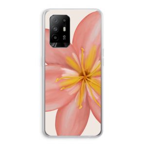 Pink Ellila Flower: Oppo A94 5G Transparant Hoesje
