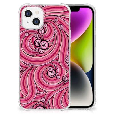 iPhone 14 Back Cover Swirl Pink iPhone 14 Back Cover Swirl Pink