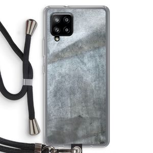 Grey Stone: Samsung Galaxy A42 5G Transparant Hoesje met koord
