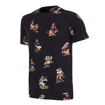 COPA Football - Calcio Donna T-Shirt - Zwart