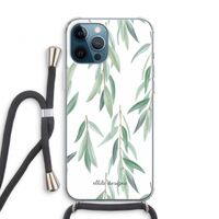 Branch up your life: iPhone 12 Pro Transparant Hoesje met koord