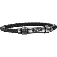 Police S14ALB02B Leer 19 cm Heren armband