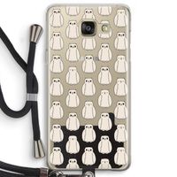 Uilen: Samsung Galaxy A5 (2016) Transparant Hoesje met koord