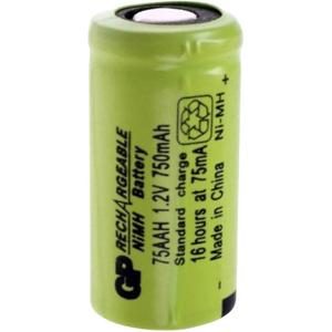 GP GPIND75AAHB Speciale oplaadbare batterij 2/3 AA Flat-top NiMH 1.2 V 750 mAh