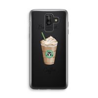 But first coffee: Samsung Galaxy J8 (2018) Transparant Hoesje