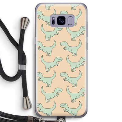 Dinos: Samsung Galaxy S8 Transparant Hoesje met koord