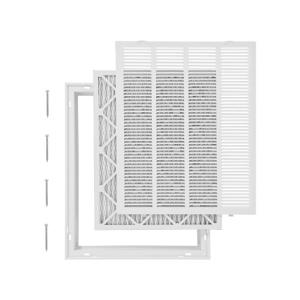 VEVOR Ventilatierooster Sleufrooster Uitlaatrooster Louvrerooster 57,4x70,2x4cm