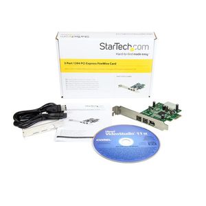 StarTech.com 3-poort 2b 1a 1394 PCI Express FireWire Adapterkaart