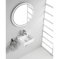 Wiesbaden Leto - Fontein - 33.5x29x11.5cm - Keramiek Glans Wit