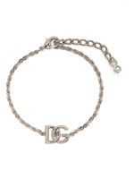 Dolce & Gabbana bracelet à plaque logo - Argent - thumbnail