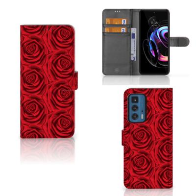 Motorola Edge 20 Pro Hoesje Red Roses Motorola Edge 20 Pro Hoesje Red Roses