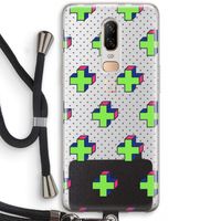 8-bit N°10: OnePlus 6 Transparant Hoesje met koord