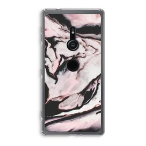 Roze stroom: Sony Xperia XZ2 Transparant Hoesje