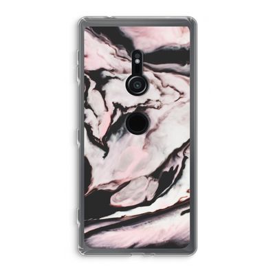 Roze stroom: Sony Xperia XZ2 Transparant Hoesje