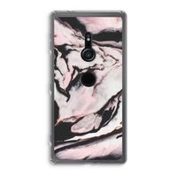Roze stroom: Sony Xperia XZ2 Transparant Hoesje