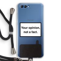 Your opinion: Honor 10 Transparant Hoesje met koord