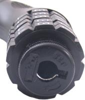 Edge Kettingslot met code trace code 90cm - zwart