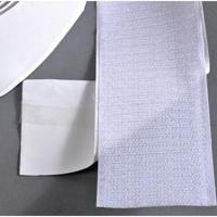 Klitteband klevend 50mm wit haak 25m