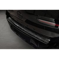 Zwart RVS Bumper beschermer passend voor Opel Astra L HB 5-deurs 2021- 'Ribs' AV245261