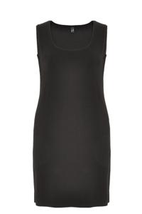 Yoek Jurk mouwloos | Zwart | Maat 38/40