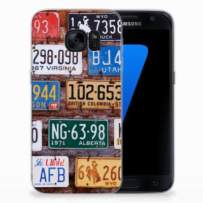 Samsung Galaxy S7 | Siliconen hoesje | met foto Kentekenplaten
